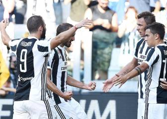 Buffon saves VAR penalty as Juventus overrun Cagliari