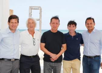 Almuerzo del Valencia con la presencia de Peter Lim