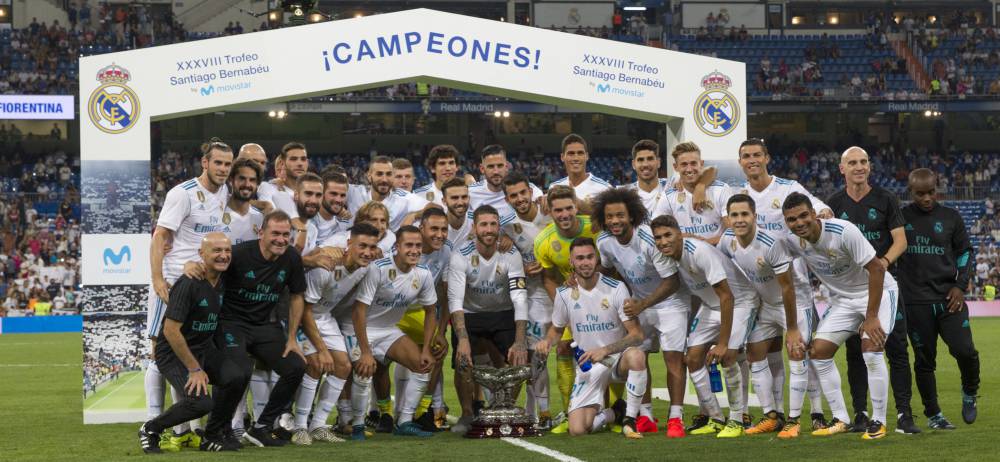 El Real Madrid, campeón del Trofeo Santiago Bernabéu.