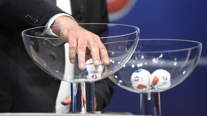 Bolas sorteo de Europa League.