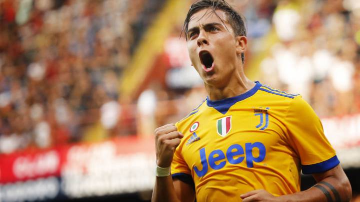 Dybala, protagonista con tres goles en el Génova-Juventus.