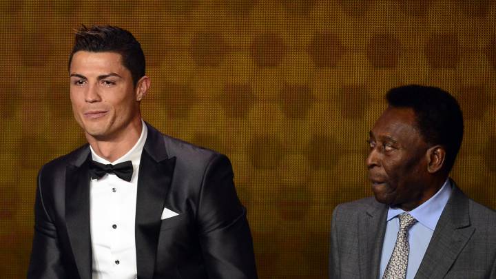 Pelé y Cristiano.