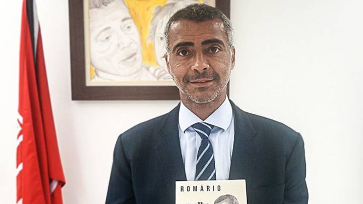 El exjugador del Barcelona y de la selección de Brasil, Romário.