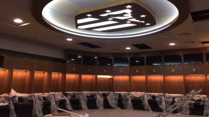 Wanda Metropolitano: Inside the Atlético Madrid dressing room