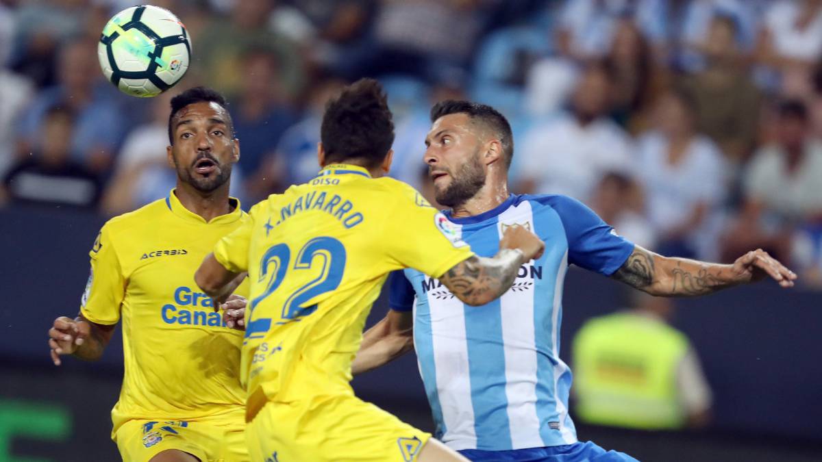 Málaga-Las Palmas: goles, resultado y resumen