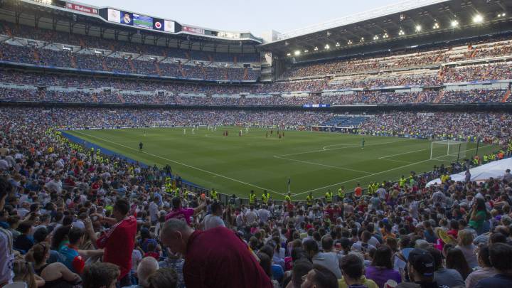 El Santiago Bernabéu, lleno en el Corazón Classic Match 2017 contra el Roma.