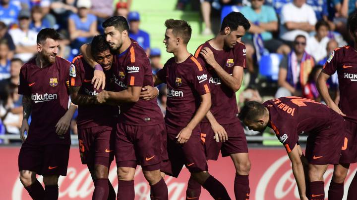 1x1 del Barça: Umtiti protege, Denis y Paulinho se lucen