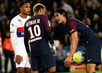 Cavani y el lío con Neymar: