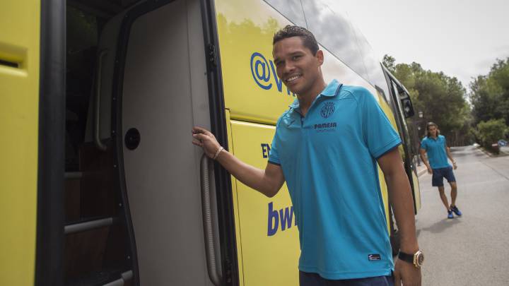 Carlos Bacca, delantero colombiano del Villarreal.