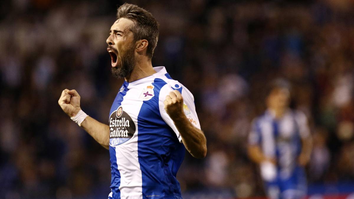 Luisinho celebra el gol