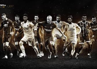 12 del Madrid y 8 del Barcelona, entre los finalistas al FIFPro