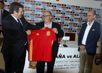 Larrea afirma que ya se han vendido 5.000 entradas para el
España-Albania