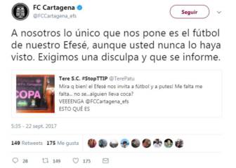 Una concejala pide perdón tras vincular al Cartagena con un local de alterne