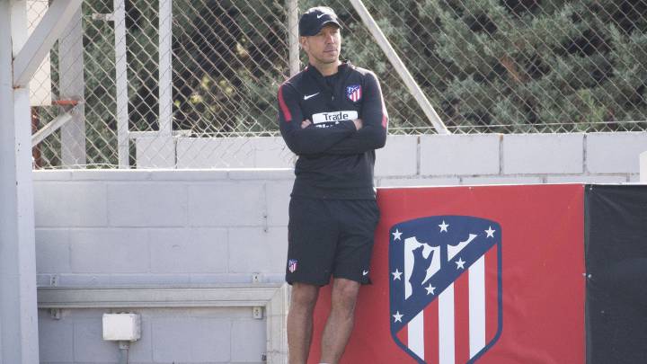 El entrenador del Atlético de Madrid, Diego Pablo SImeone.