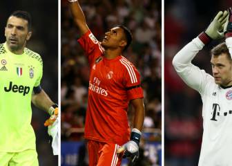 Buffon, Navas y Neuer, candidatos a mejor portero