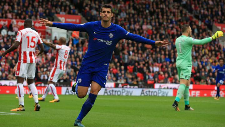 Morata encabeza la goleada del Chelsea con un hat-trick