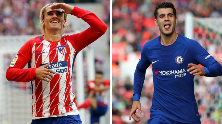 Griezmann y Morata.