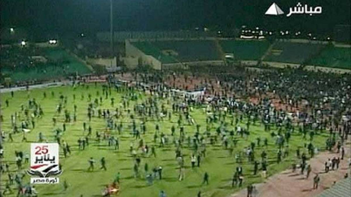 Resultado de imagen para Estadio de Puerto SaÃd tragedia