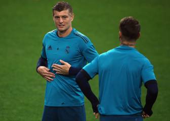 Kroos se entrenó con el grupo y apunta a titular ante el Borussia