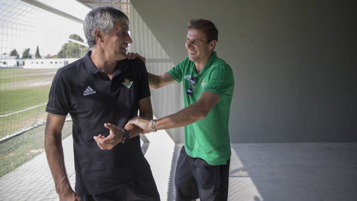 El capitán del Betis Joaquín Sánchez valoró el momento: "Nos lo estamos creyendo y esa mentalidad te hace mejor. Ganar al Real Madrid es un orgullo".
