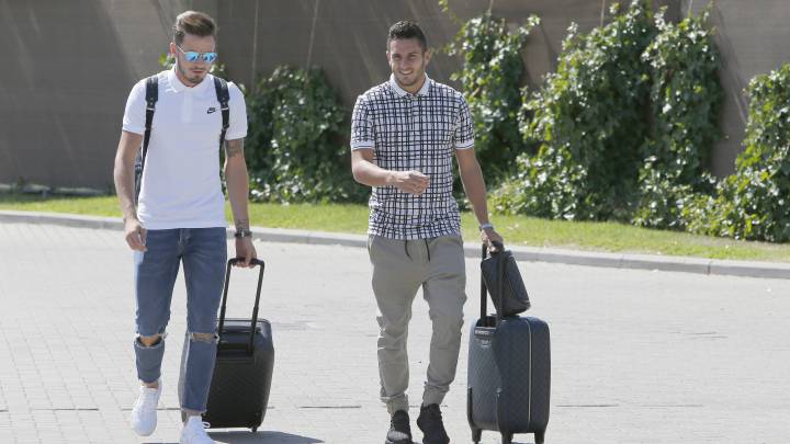 Saúl y Koke se han concentrado con España. Son dos de los diez convocados por sus selecciones del Atlético.