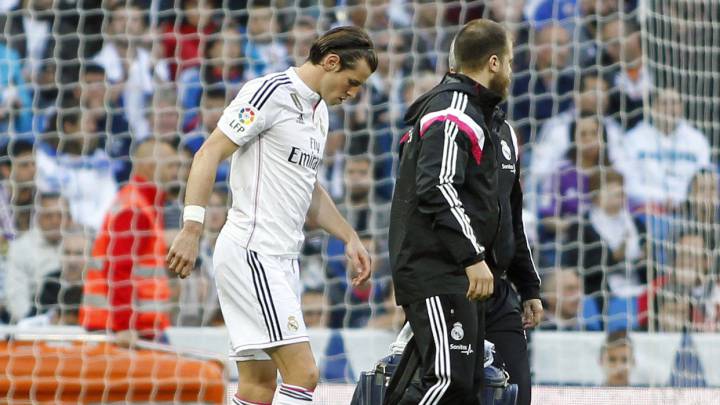Bale en una de sus lesiones.