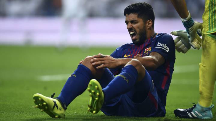 Luis Suárez puede pasar el quirófano por un quiste sinovial