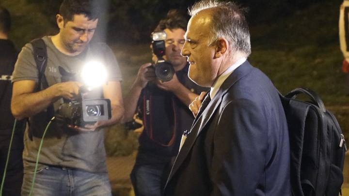 Javier Tebas: "Si Piqué no es independentista y está jugando es porque sientel os colores".