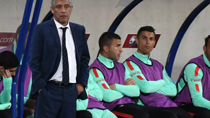 Fernando Santos da la razón por la que Cristiano no fue titular