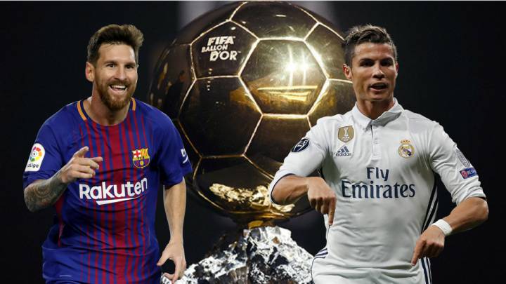 Messi y Cristiano pelean por el Balón de Oro.