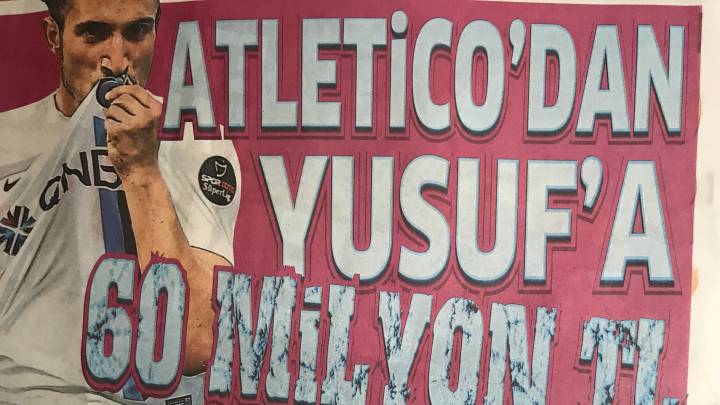 La prensa turca insiste que el Atlético quiere a Yusuf Yazici
