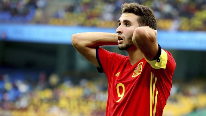 Abel Ruiz con la Selección Sub 17