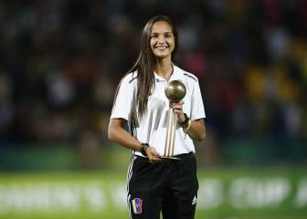 Deyna Castellanos, reina del fútbol venezolano con 18 años
