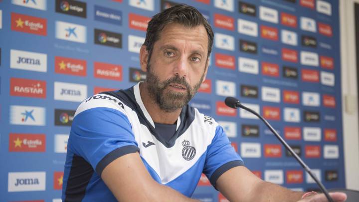 Quique Sánchez Flores con el Espanyol.