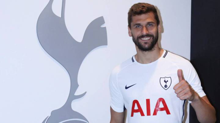El delantero español del Tottenham, Fernando Llorente.
