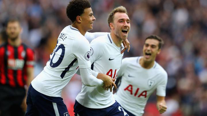 Eriksen mantiene al Tottenham en la zona alta de la tabla
