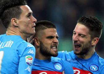 Napoli sigue líder a costa de la Roma; Moreno se quedó en la banca