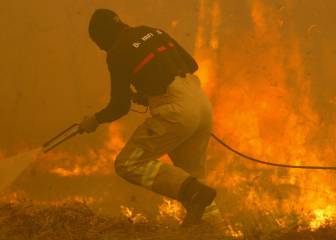 El Coruxo aloja en su estadio a las víctimas de los incendios