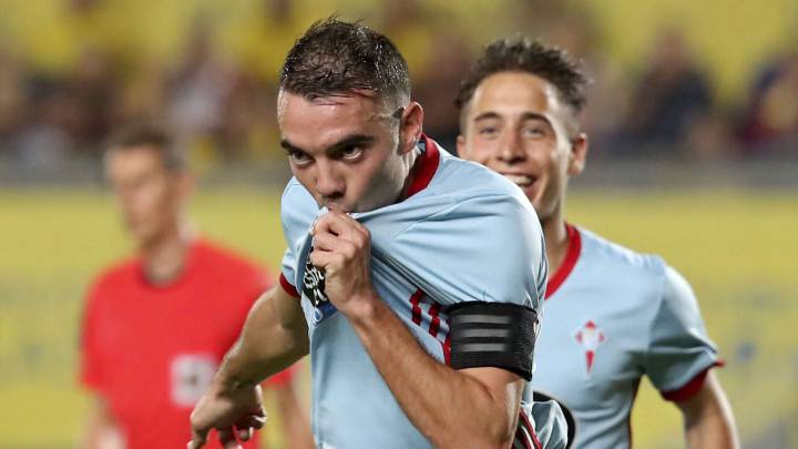 Iago Aspas aplasta al Las Palmas.