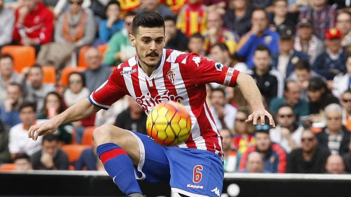 Sergio Álvarez, jugador del Sporting