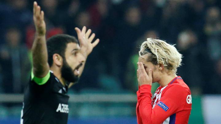 Griezmann, incapaz en Azerbaiyán.
