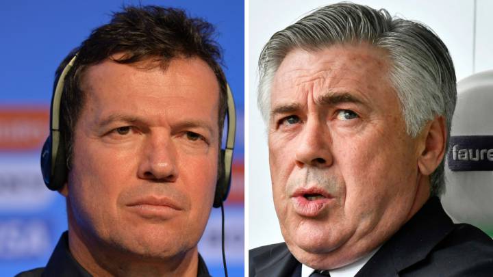 Lothar Matthäus y Carlo Ancelotti.