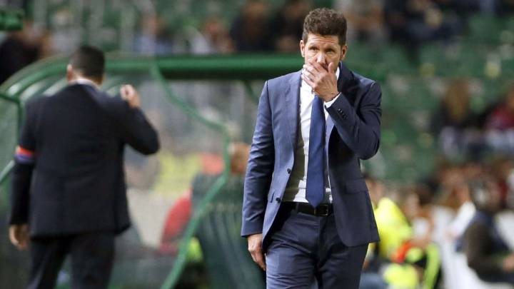 Simeone: "No estuvimos finos y nos llevamos un 1-1...".