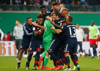 El Bayern sigue en la Copa tras ganar al Leipzig en los penaltis