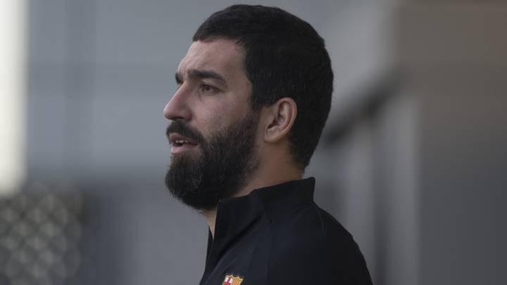 Arda Turan con el Barcelona.