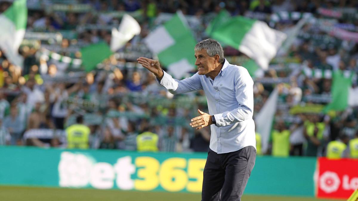 El técnico del Betis, Quique Setién, logró que todo el plantel verdiblanco esté enchufado en esta Liga al usar ya todas las piezas de su equipo.