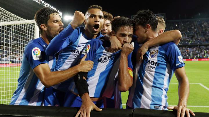 El Málaga de Míchel por fin gana y deja de ser colista