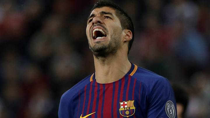 El delantero uruguayo del Barcelona, Luis Suárez.