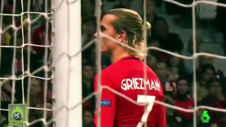 Griezmann se encara con la grada.