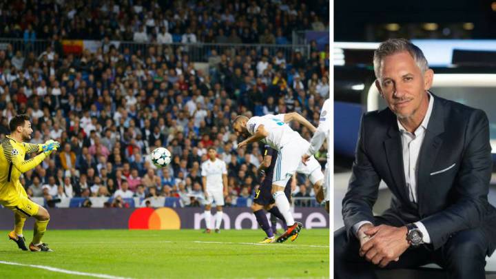 Gary Lineker volvió a meterse con Zinedine Zidane y Karim Benzema, del Real Madrid.